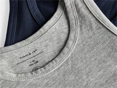 Name It grey melange/dark sapphire undertrøje (2-pak)